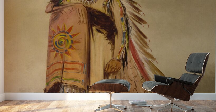 Wán-Ee-Ton Chief of The Tribe 1832 Wall Murals