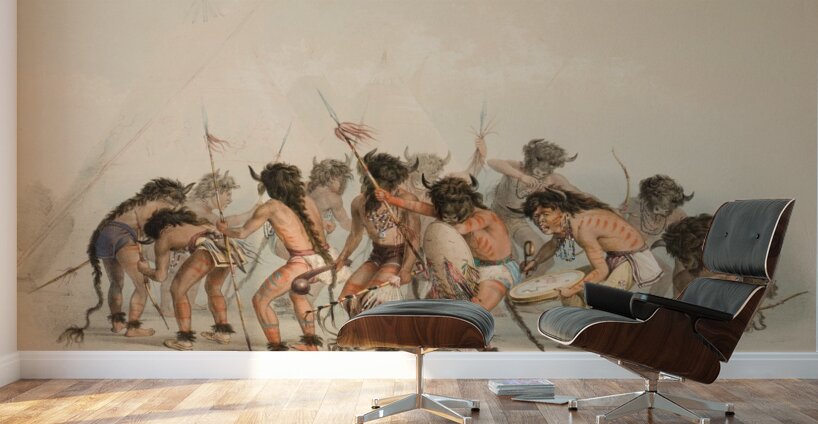 Buffalo Dance 1844 Wall Murals