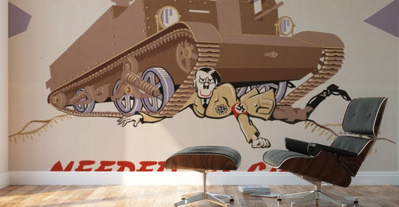 Our Bogies Needed to Crush the Nazi Bogey Wall Murals