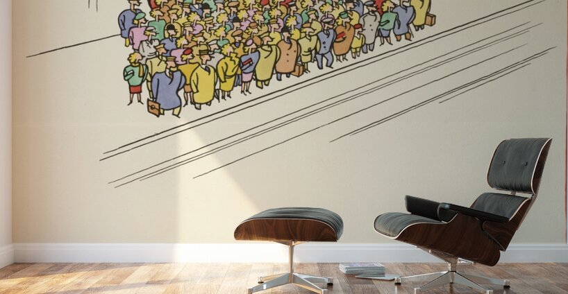 Please Pass Along the Platform Wall Murals