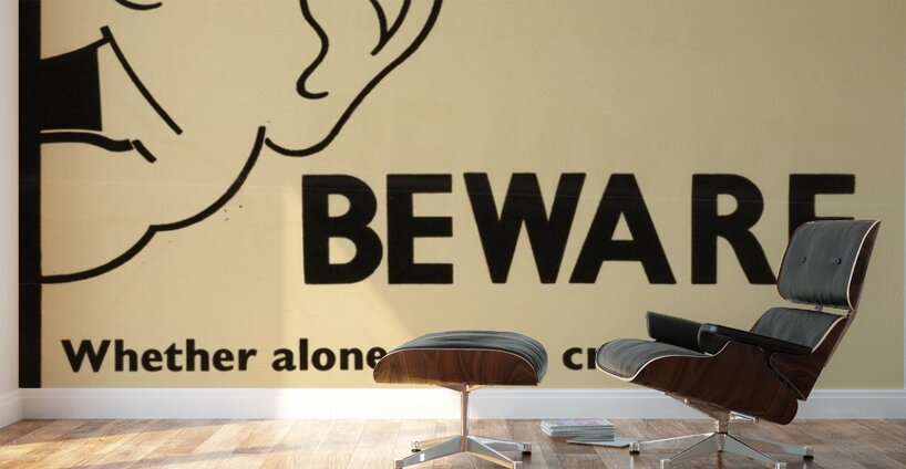 Beware Wall Murals