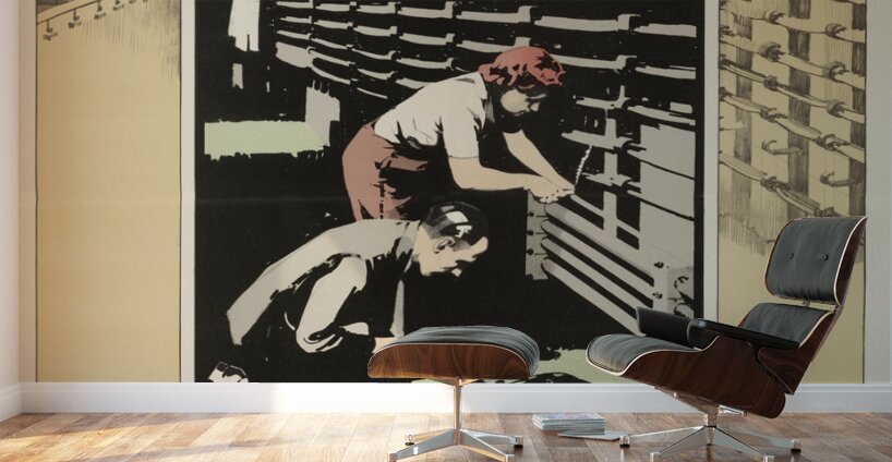 Back Room Boys’ They Also Serve – Cable Maintenance Wall Murals
