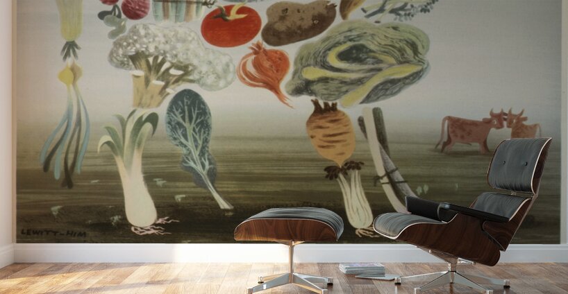 The Vegetabull Wall Murals