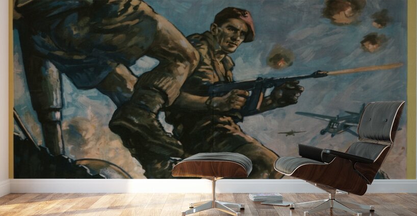 Britain’s New Airborne Army Goes into Action in Europe – Back Them Up! Wall Murals