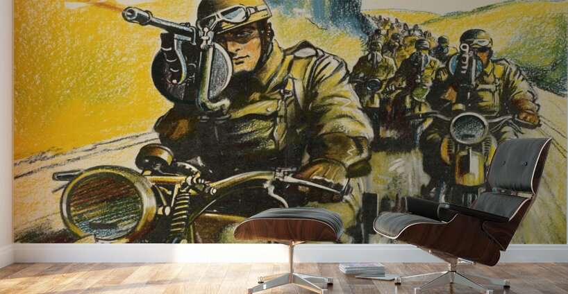 ‘Hurricanes’ of the Royal Air Force Cooperating with the Russian Air Force – Back Them Up! Wall Murals