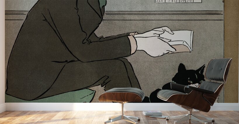 Edward Penfield Self-Portrait 1898 by Edward Penfield. Wall Murals