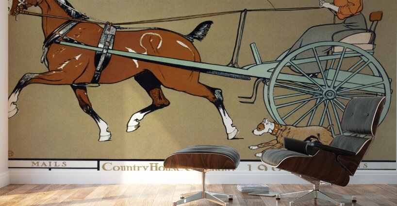 Country House calendar 1905  by Edward Penfield Wall Murals