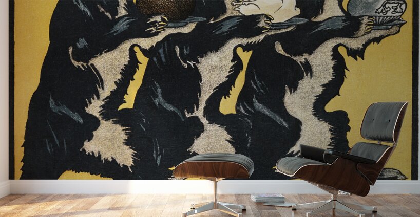 Vintage Christmas 98 1898 by Edward Penfield Wall Murals