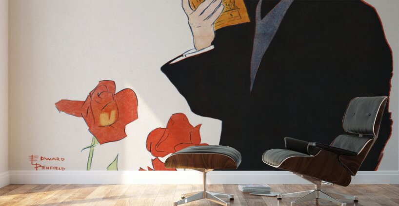 Man in academic dress 1895 by Edward Penfield Wall Murals