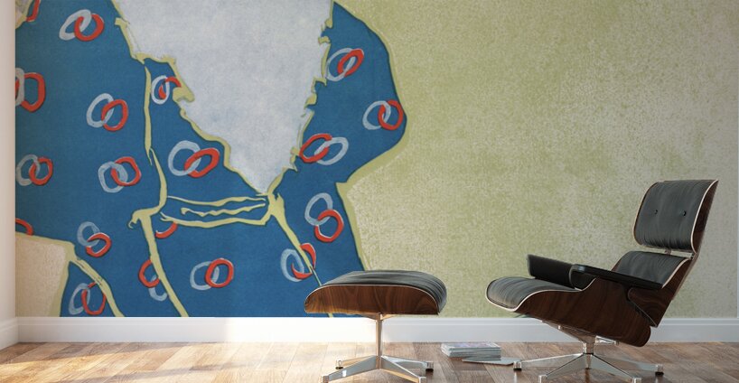 Woman holding umbrella 1896 by Edward Penfield Wall Murals