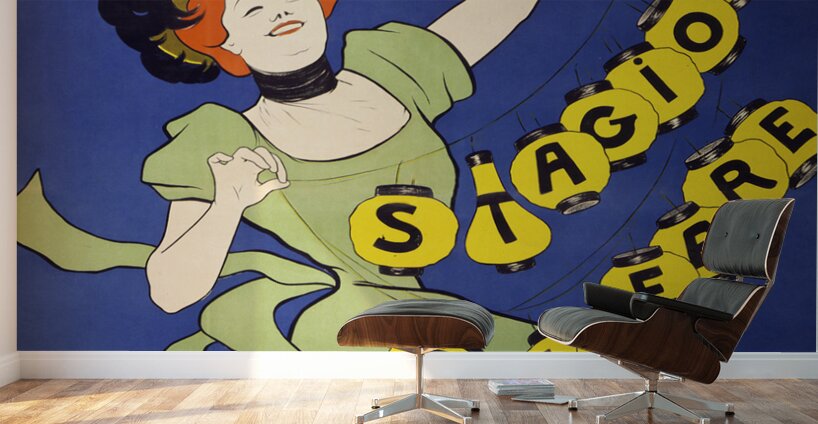 Livorno stagione balneare 1901 by Leonetto Cappiello Wall Murals