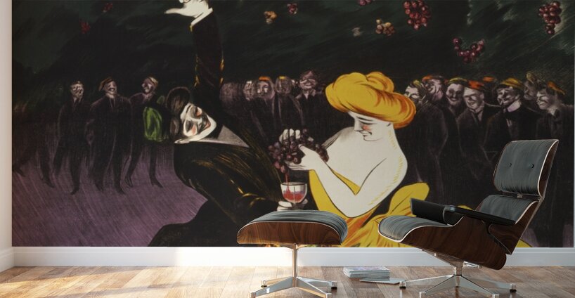 Celebrations of the international student congress Bordeaux 1907 by Leonetto Cappiello Wall Murals