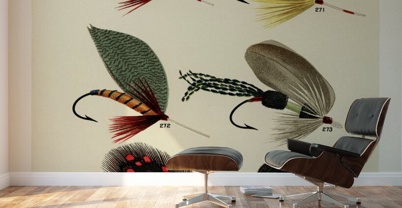 Bass Flies  Wall Murals