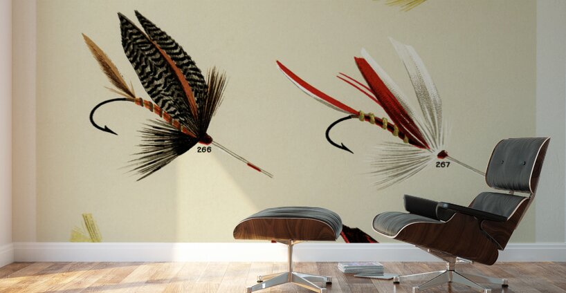 Bass Flies  Wall Murals