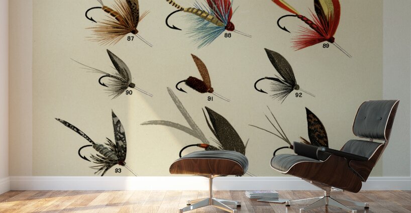 Trout Flies  Wall Murals