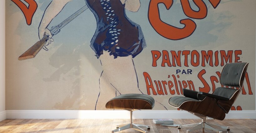 La danseuse de corde 1891 Poster by Jules Chéret Wall Murals
