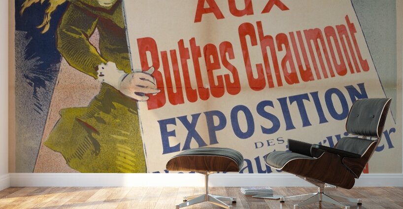 Aux Buttes Chaumont 1890 Poster by Jules Chéret Wall Murals