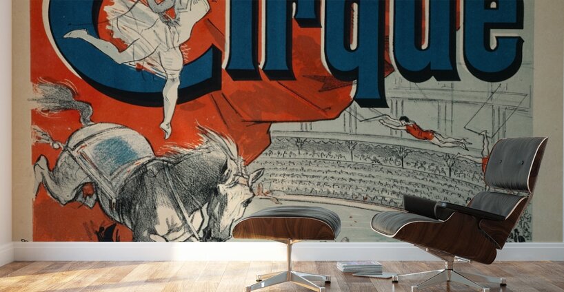 Nouveau Cirque 251 Rue St. Honoré 1886 Poster by Jules Chéret Wall Murals