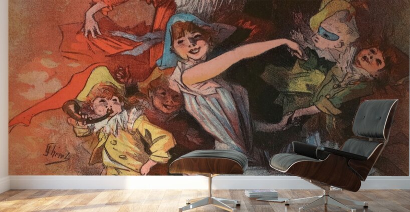 Paris Illustré Poster by Jules Chéret Wall Murals