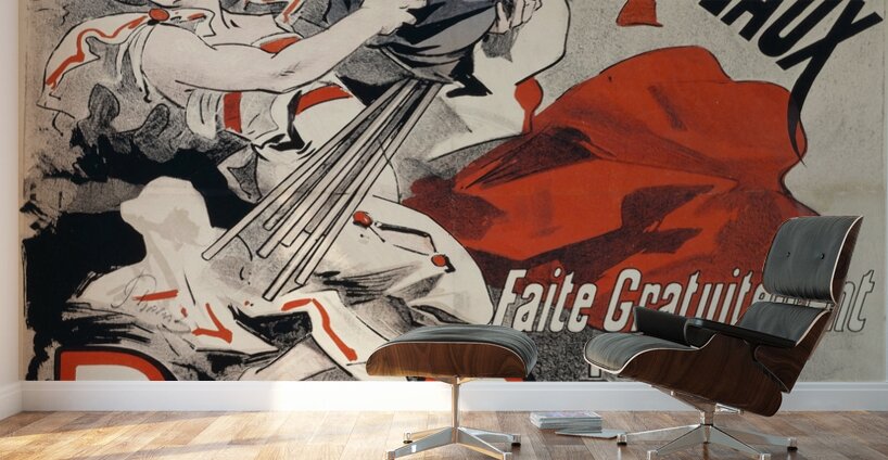 Faite Gratuitement Par Le Bon Génie 1881 Poster by Jules Chéret Wall Murals