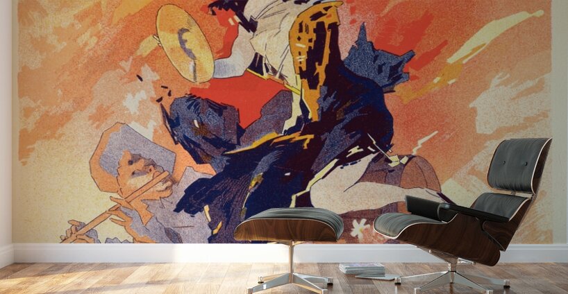 La Musique 1900 Poster by Jules Chéret Wall Murals