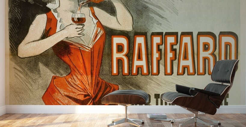 Kinia RaffardAmer Toni-Aperitif 1888 Poster by Jules Chéret Wall Murals