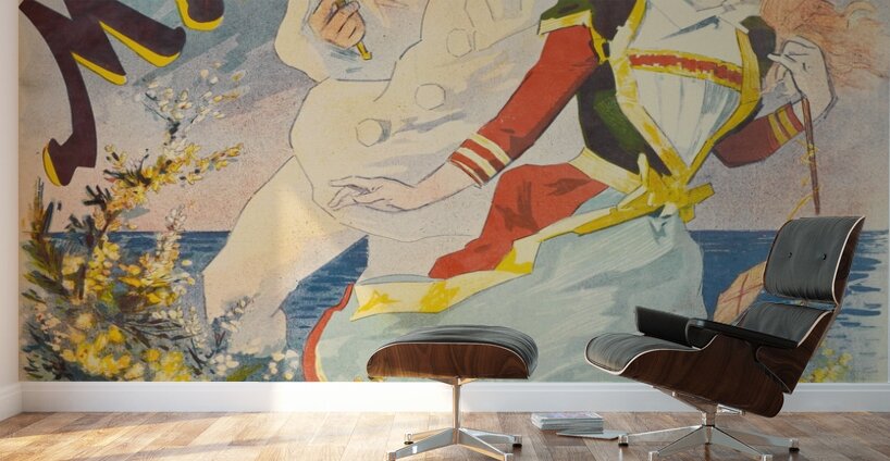 Folies-Bergère Le Miroir 1892 Poster by Jules Chéret Wall Murals