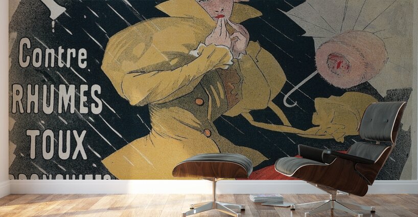 Pastilles Poncelet 1896 Poster by Jules Chéret Wall Murals