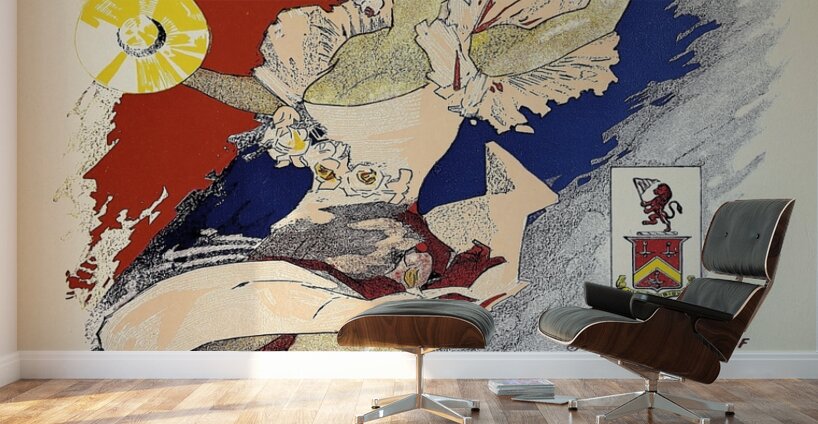 Ault and Wiborg Ad. 089 1890-1913 Poster by Jules Chéret Wall Murals