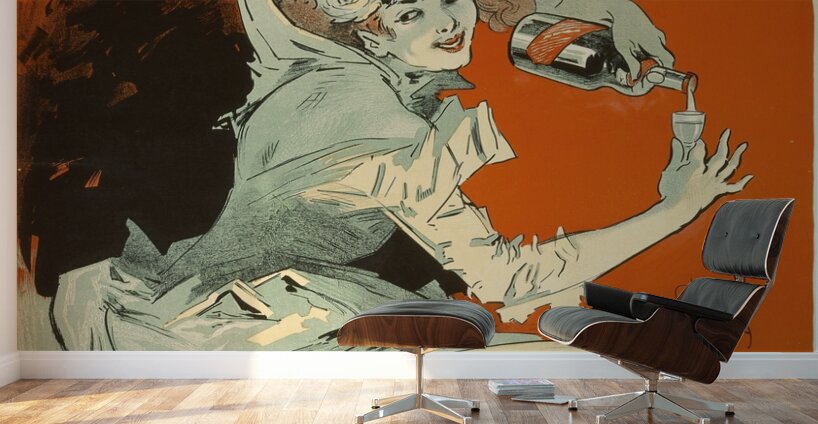 Pipperment 1899 Poster by Jules Chéret Wall Murals