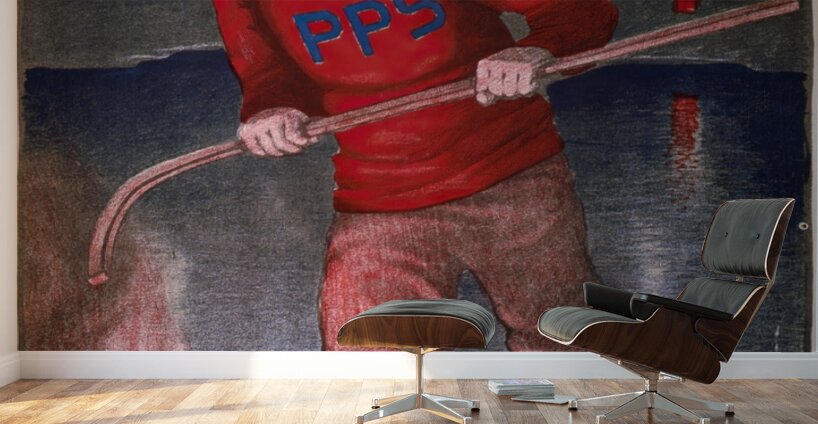 Powder Point School 1903 Poster by Bristow Adams American 1875 – 1956 Wall Murals