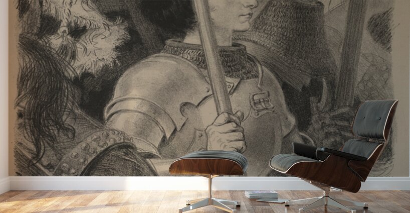 Mark Twain’s Joan of Arc 1894 Poster by Eugène Samuel Grasset Wall Murals