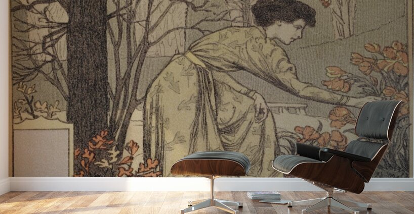 Novembre 1896-1898 Poster by Eugène Samuel Grasset Wall Murals