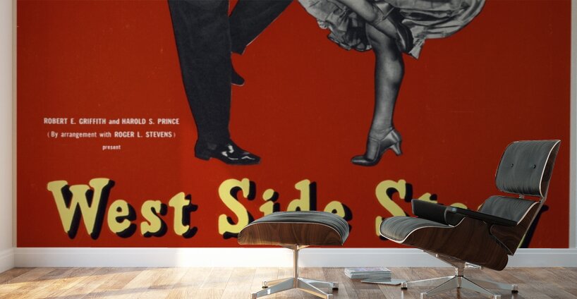 West Side Story 1968 Artcraft Lithograph Poster 1905–1970 Wall Murals