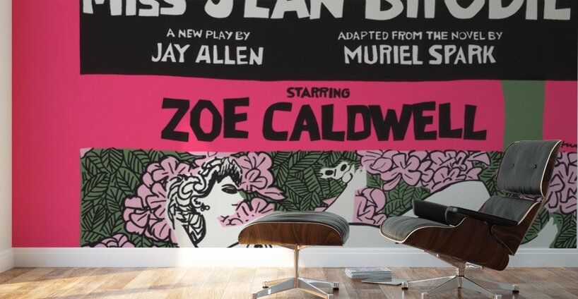 The Prime of Miss Jean Brodie 1968 Artcraft Lithograph Poster 1905–1970 Wall Murals