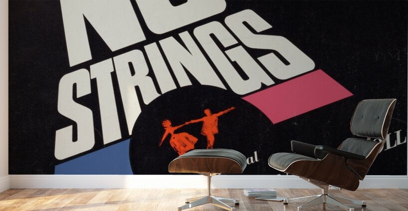 No strings a new musical 1962 Paul Bacon American 1923 – 2015 Artcraft Lithograph Poster 1905–1970 Wall Murals