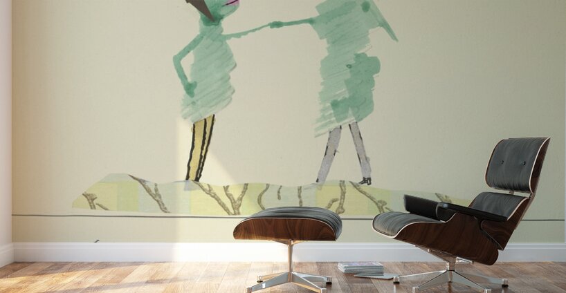 ‘Alma ich bin sehr gesund …’ 1932  My Pictures Become Wilder and Wilder By John Elsas Wall Murals