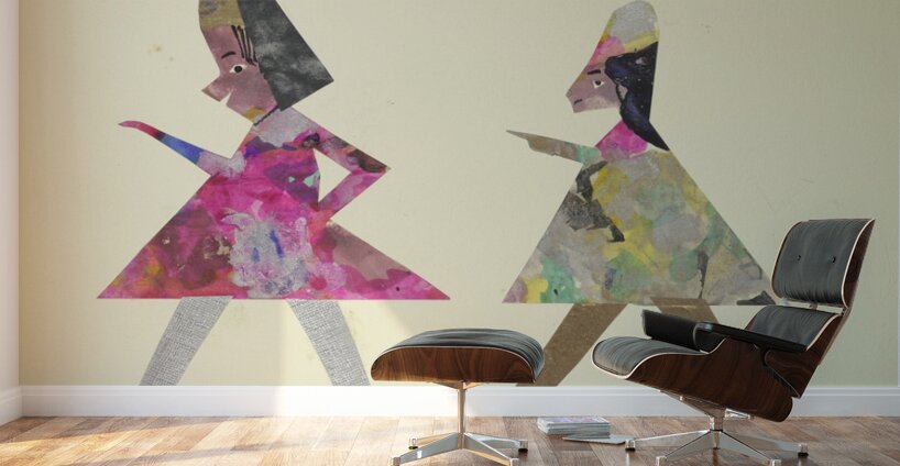 ‘Die Mutter sagt zu ihrem Sohn …’ 1932  My Pictures Become Wilder and Wilder By John Elsas Wall Murals