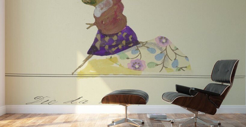 ‘Die da sagt …’ 1932  My Pictures Become Wilder and Wilder By John Elsas Wall Murals