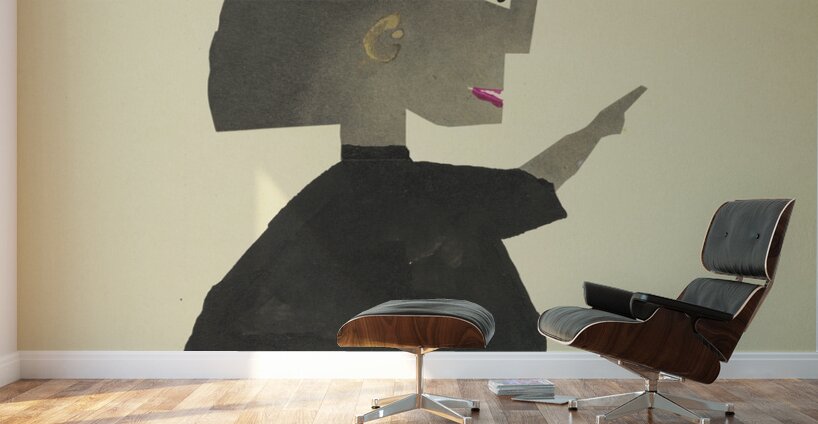 ‘Der grösste Mann ist sehr klein …’ 1932  My Pictures Become Wilder and Wilder By John Elsas Wall Murals