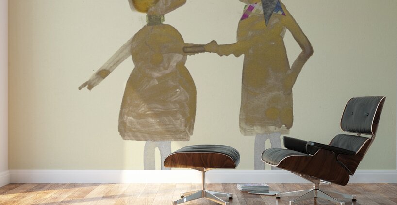 ‘Hier ist der liebende Bräutigam …’ 1932  My Pictures Become Wilder and Wilder By John Elsas Wall Murals