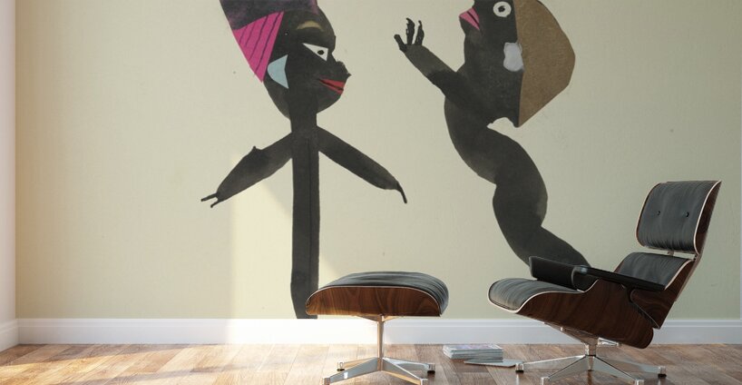 ‘Hier ist das Sinnbild von dem Paar …’ 1932  My Pictures Become Wilder and Wilder By John Elsas Wall Murals