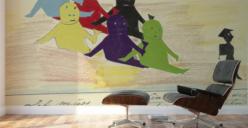 ‘Ich muss die Kinder spielen sehen …’ 1928  My Pictures Become Wilder and Wilder By John Elsas Wall Murals