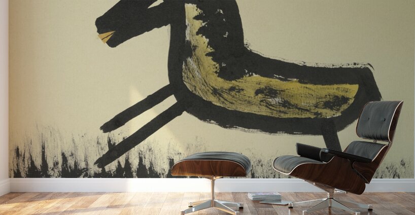 Ungesattelt ist ein Pferd … 1932  My Pictures Become Wilder and Wilder By John Elsas Wall Murals