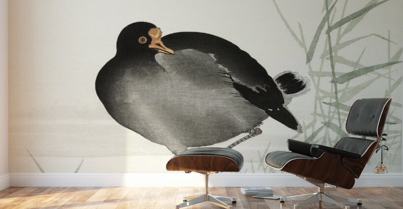 Torii in the snow 1900 - 1910 by Ohara Koson 1877-1945. Wall Murals