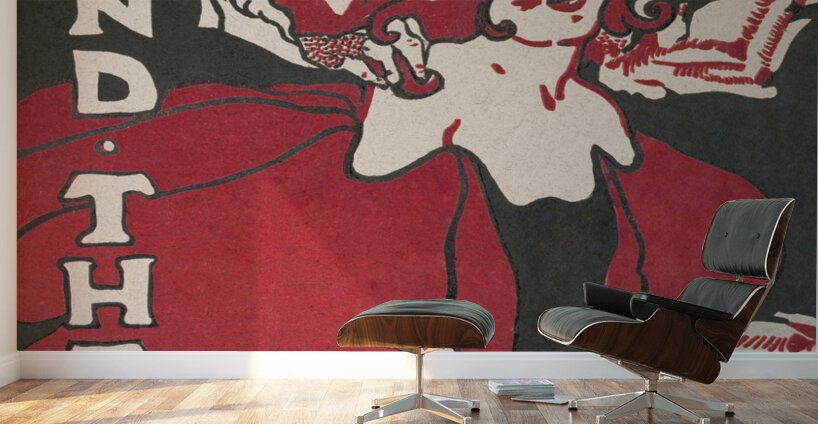 Time and the Hour 1895 poster by Ethel Reed.  Wall Murals