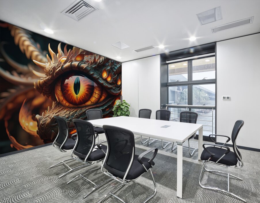 Eye of the Evil Dragon By ISHISH Wall Printing