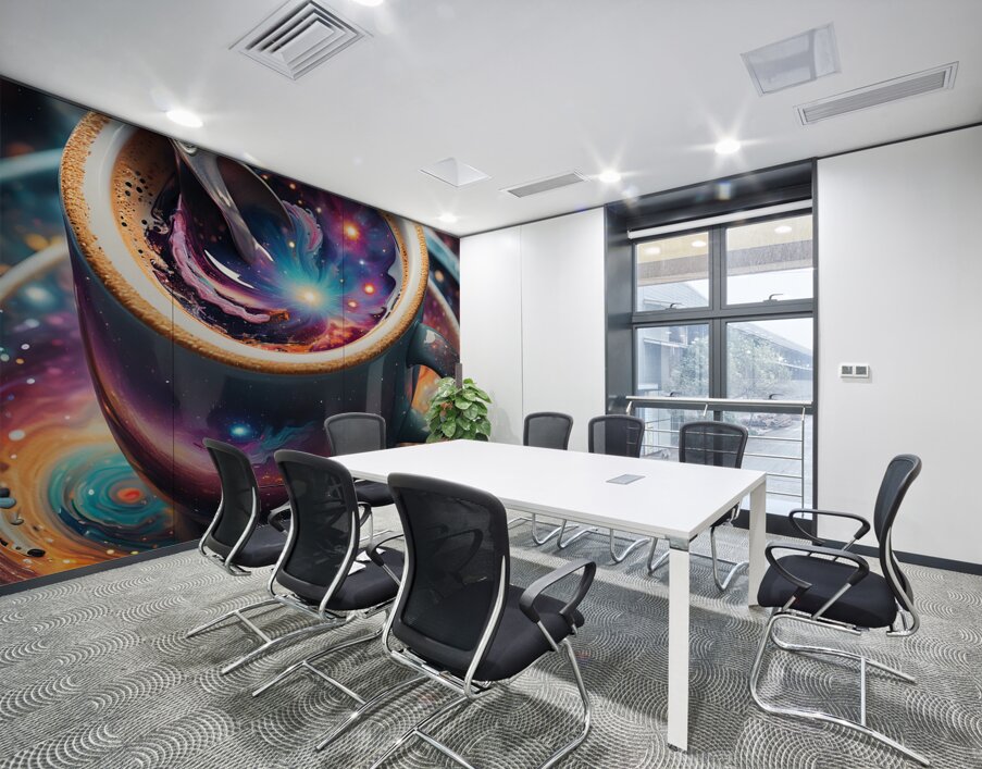 Galaxy Coffee By ISHISH Wall Printing