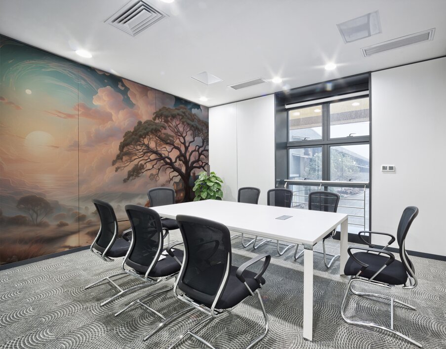 Whispering Clouds By ISHISH Wall Printing