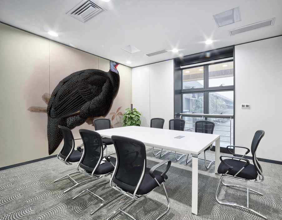 Numida Pucherani. 1872 Wall Printing